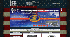 Desktop Screenshot of boomboomsguns.com