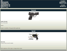 Tablet Screenshot of boomboomsguns.com